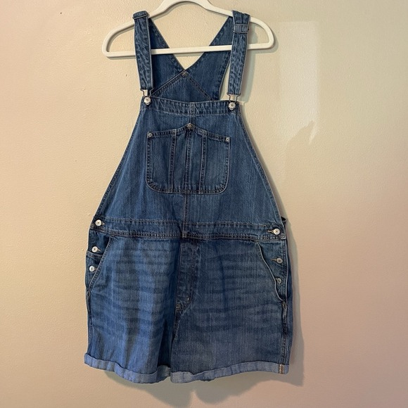 Old Navy Pants - Old Navy Overall Shorts 3x Denim Bibs Dungarees Country Preppy Cute Fair 90s